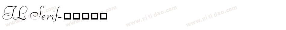TL Serif字体转换